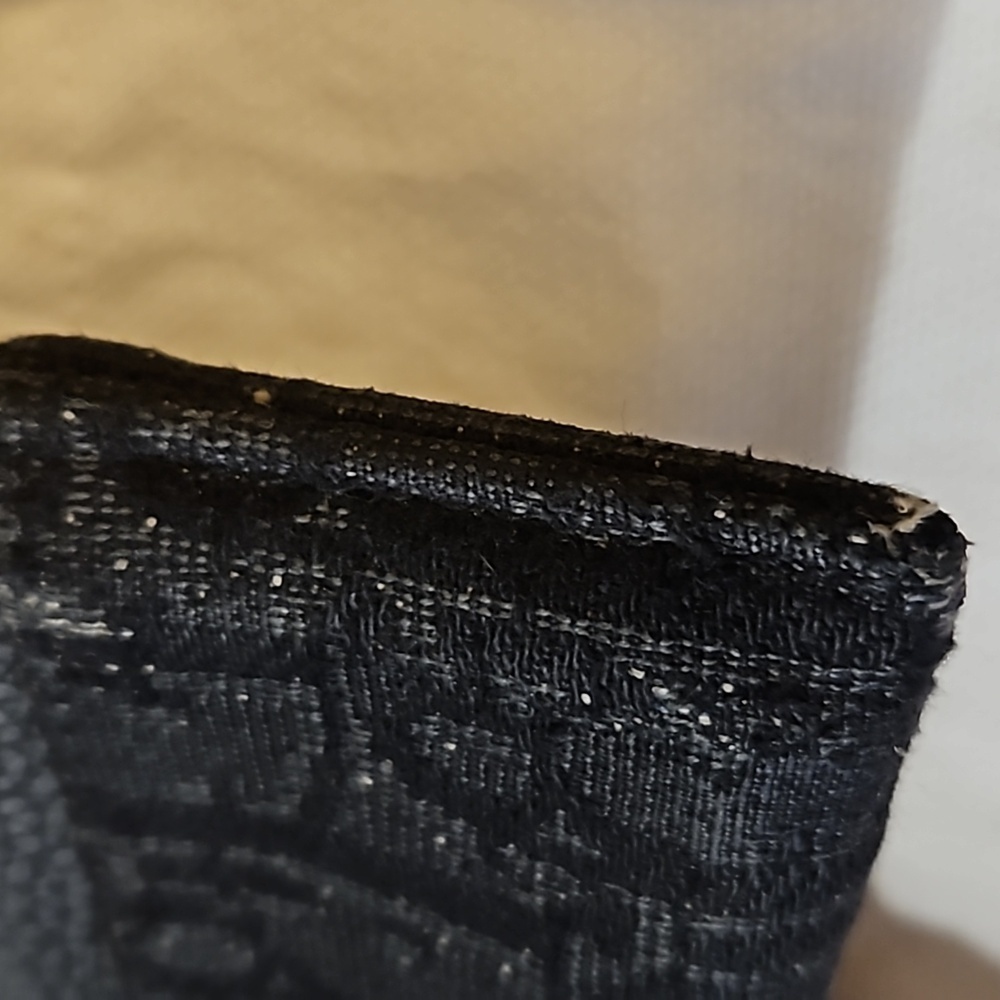Christian Dior Trotter Black Leather and Canvas Card Holder - Picture 3 of 5